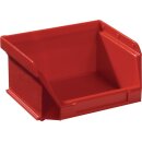 Sichtlagerkasten L85/65xB100xH50mm PE rot TECWERK