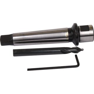 Aufnahmeschaft MK 2 m.Zentrierbohrer HM-Lochsägen 31-100mm TECWERK