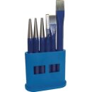 Werkzeugsatz Inh.6tlg.CrV-Stahl lack.Ku.-Halter TECWERK