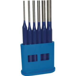 Splintentreibersatz 6tlg.3-4-5-6-8-10mm Ku.-Halter TECWERK