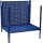 Regalelement LOGS 30 H520xB540xT390mm blau RAL 5022 m.Lochblechrückwand