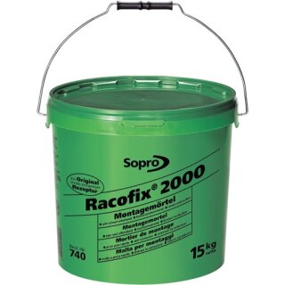 Montagemörtel Racofix® 2000 1:3 Raumteile (Wasser/Mörtel) 15kg Eimer SOPRO