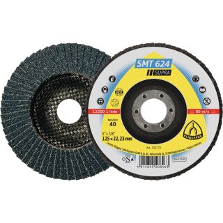 Fächerscheibe SMT 624 Supra D.115mm K.40 12Grad kon.INOX ZK