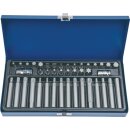 Kraftschraubersatz 40-tlg.lang,Schlitz/PH/i6-KT./XZN/T...