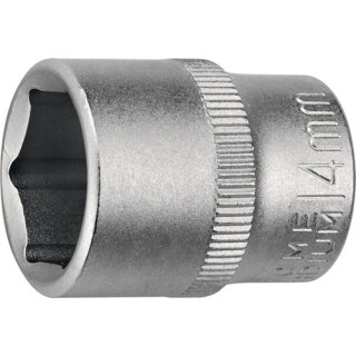 Steckschlüsseleinsatz 1/4 Zoll 6-kant SW 10mm L.25mm TECWERK