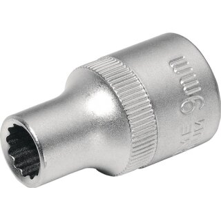 Steckschlüsseleinsatz 1/2 Zoll 12-kant SW 32mm L.47mm TECWERK