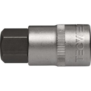 Steckschlüsseleinsatz 1/2 Zoll Innen-6-kant SW 19mm L.55mm TECWERK
