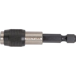 Bithalter 1/4 Zoll F 6,3 1/4 Zoll C 6,3 SWF L.60mm TECWERK