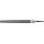 Werkstattfeile DIN 7261 L.150mm Q.16x4,5mm Hieb 1 Halbrund TECWERK