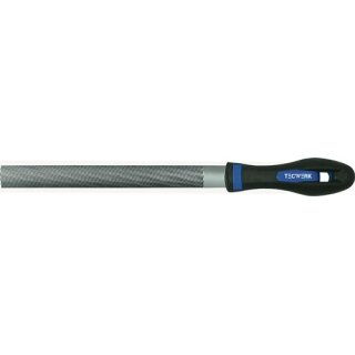 Werkstattfeile DIN 7261 L.250mm Q.25x7mm Hieb 1 Halbrund 2K-Ergo TECWERK