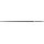 Werkstattfeile DIN 7261 L.250mm Q.9,5mm Hieb 1 Rund TECWERK