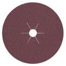 Fiberscheibe D.180mm K.40 f.HO/Metall Korund TECWERK