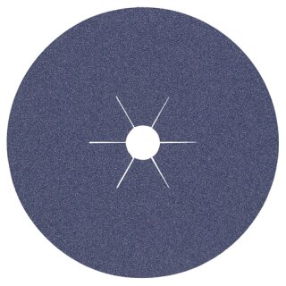Fiberscheibe D.125mm K.80 INOX ZK TECWERK