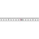 Rahmenbandmaß ERGOLINE L.50m Band-B.13mm B mm/cm EG II Alu.weiß Stahlmaßband BMI