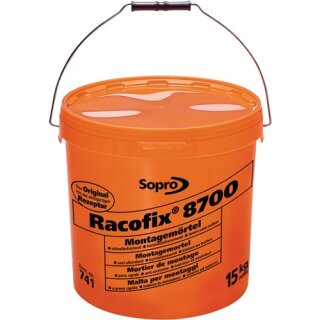 Montagemörtel Racofix® 8700 1:3 Raumteile (Wasser/Mörtel) 15kg Eimer SOPRO
