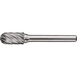 Frässtift WRC INOX D.10mm Kopf-L.20mm Schaft-D.6mm HM Verz.Normal,fein TECWERK