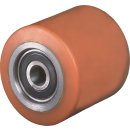 Gabelrolle PUR Naben-L.75mm Rad-B.75mm D.82mm BS ROLLEN