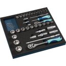Werkzeugmodul 55-tlg.2/3-Modul Steckschlü.TECWERK