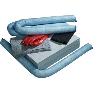 Notfallset Öl Inh.50-tlg.m.Handschuhen bindet b.max.50l TECWERK