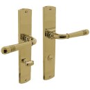 Langschildschildgarnitur Helena Zamak F3 MS WC 72mm DIN...
