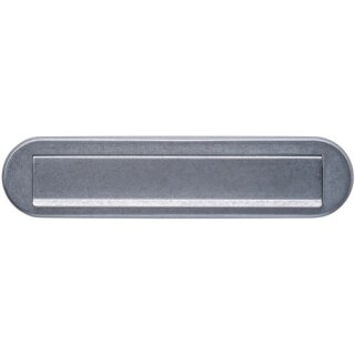 Briefeinwurf VA Edelstahl vibriert ov.77mm 340mm INTERSTEEL