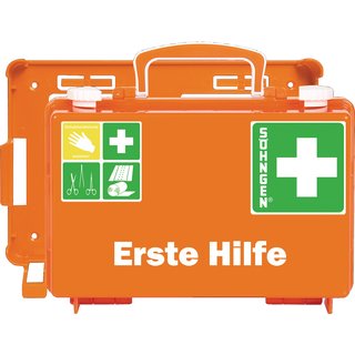 Erste Hilfe Koffer kl. Quick CD B260xH170xT110ca.mm orange SHNGEN