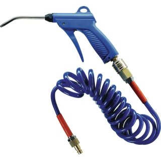 Abblaspistole Kupplungsstecker DN 7,2 G 1/4 Zoll L.110mm L.6,0m EWO
