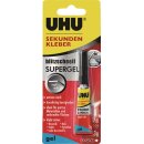 Sekundenkleber blitzschnell SUPERGEL 3g farblos Tube UHU