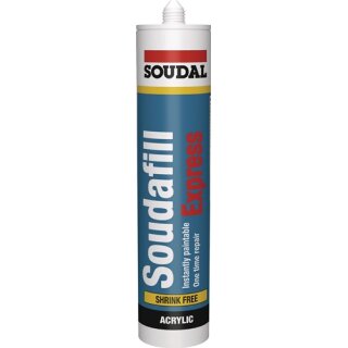 Füllspachtel SOUDAFILL EXPRESS weiß DIN 4102,Teil 4:B2 310ml SOUDAL