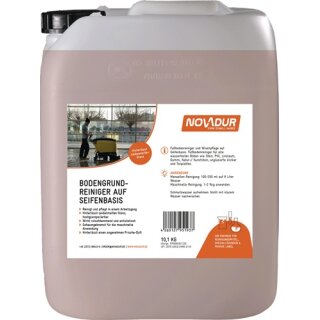 Bodengrundreiniger auf Seifenbasis 10,1kg Konzentrat Kanister NOVADUR