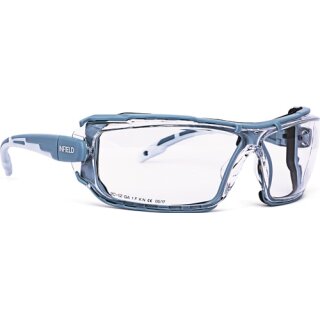 Schutzbrille Milor EN 166 Fassung:Kristall,Scheibe:klar PC INFIELD SAFETY