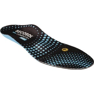 Einlegesohle Complete+ mid Gr.46 schwarz-blau SECOSOL