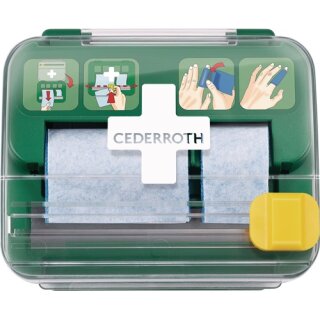 Pflasterspender Soft Foam Spender 2-in-1 B142xH123xT138ca.mm grün,transparent