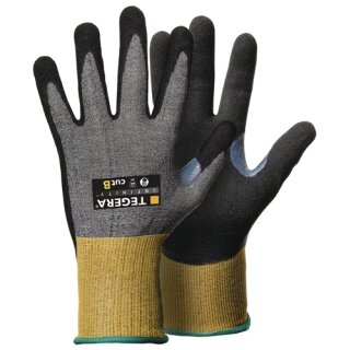 Schnittschutzhandschuhe TEGERA® INFINITY 8805 Gr.10 grau/gelb EN388,EN407 PSA II