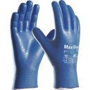 Handschuhe MaxiDex® Gr.9 blau EN ISO 374-5/EN 388 PSA...
