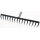 Gartenrechen Arbeits-B.410mm Zinken-L.70mm 16 Zinken o.Stiel KRUMPHOLZ