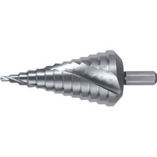 Stufenbohrer Bohrber.4-39mm HSS-Co5 Spiralnut Z.2 Stufen 12 RUKO