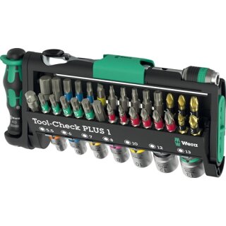 Bit-/Steckschlüsselset Tool-Check PLUS 1 39-tlg.WERA