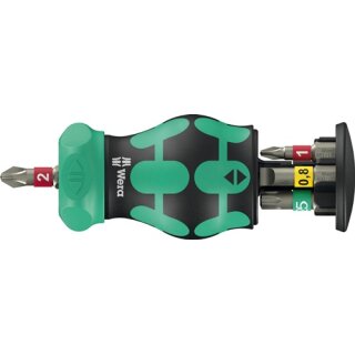 Magazinbithalter KK Stubby Magazin RA 1 6-tlg.BZT Schlitz/PH/TORX® WERA