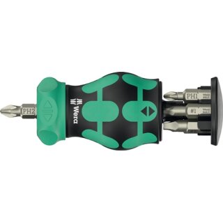 Magazinbithalter KK Stubby Magazin RA 4 6-tlg.Z Schlitz/PH/PZ/4-KT.WERA