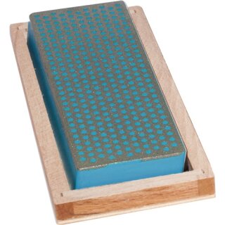 Diamantabziehstein L150xB50xHmm Diamanat mittel blau im HO-Kasten MÜLLER