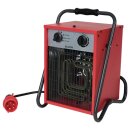 Elektroheizer 190 m³/h 0/2500/5000 W 16 A EUROM