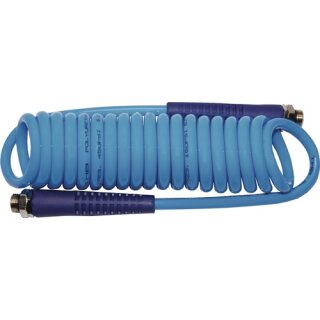 Spiralschlauch PRO ID 5mm AD 8mm L.3m blau 1/4 AG 1/4 AG AEROTEC