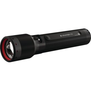 LED-Taschenlampe P7R 2000/1200/450/25 lm Akku Li-Ion 320/240/150/35m