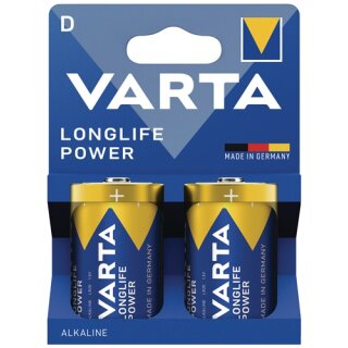 Batterie Longlife Power D Bli 2 1,5V D-AM2-Mono 16500 mAh LR20 4920 2 St./Bl.