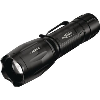 LED-Taschenlampe hoch:90 lm,niedrig:24 lm 3xAAA Micro ca.22-50m schwarz ANSMANN