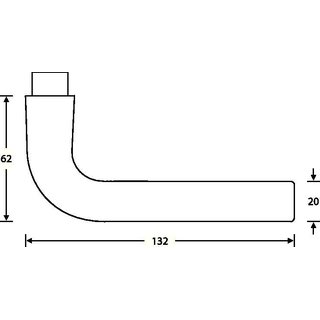 Trdrckerlochteil 1075 Paar VK 8mm Alu.F1 naturfarbig