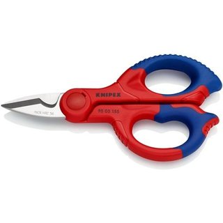 Elektriker-/Handwerkerschere L.155mm 2-K.-Hllen KNIPEX