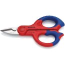 Elektriker-/Handwerkerschere L.155mm 2-K.-Hüllen KNIPEX