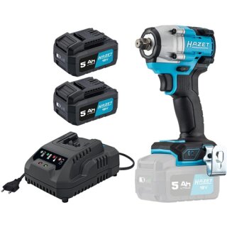 Akku-Schlagschrauber 9512-600/4 18V 5Ah 12,5mm (1/2Zoll) 4-kt.406 Nm HAZET